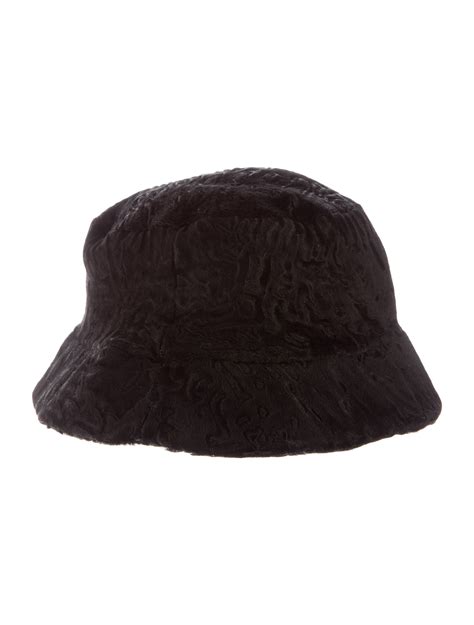 fur bucket hat prada|Prada bucket hats for women.